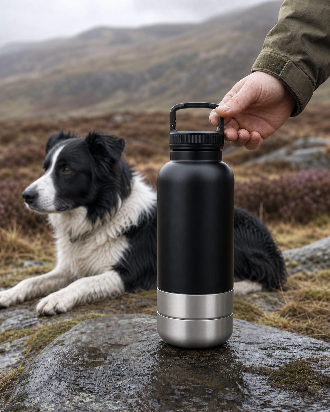 32oz Stainless Steel Pet Water Bottle